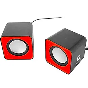 Live Tech SP 02 Laptop Speaker (Red & Black)