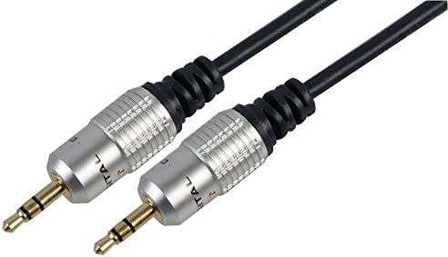 MJS Technologies audio cable Stereo 3.5mm Premium Auxiliary Audio Cord - Male to Male Gold Plated Cable for Apple iPhone, iPod, iPad, Samsung, LG, HTC, Motorola, Sony Android Smartphones &amp; Tablets, Microsoft Nokia Lumia Phones, Fire Smartphones &amp; MP3 Players (1M)