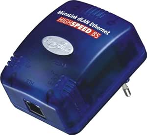 Devolo MicroLink dLAN Highspeed Starter Kit (Ethernet 85 MBit bestehend aus Zwei DLAN highspeed Adaptern)