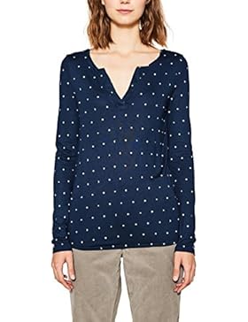 edc by ESPRIT Damen Langarmshirt 097cc1k030