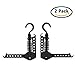 Produktbild Faltbar Kleiderbügel Veranstalter Multifunktions klappbar Kleidung Haken Trocknen Rack für Home Closet Innen-Kleidung Shirts Pullover Mantel Kleid (2 Stück)