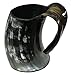 Produktbild Echt Handgefertigt Horn Viking Trink Mug Schalen Ale Bier Rotweinkelch Game of Thrones Krug Mead Mittelalterlich Jute Geschenk Wasserglas OX Horn Becher Gefäßen
