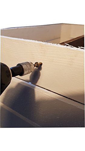 Massive NEUE geflammte Kiste als Schuh- und Bücherregal +++ Obstkiste mit Zwischenbrett +++ Einzeln / 2er SET von BLUMENKÜBELXXL© (Geflammt Quer 2er SET) - 4