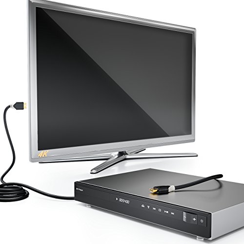 deleyCON 3m HDMI Kabel – kompatibel zu HDMI 2.0a/b/1.4a – UHD / 4K / HDR / 3D / 1080p / 2160p / ARC – High Speed mit Ethernet [Schwarz/Grau] - 5