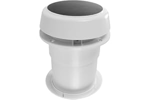 ETOMVOOP Ventilateur Solaire de Toit 12V Silencieux 1800 tr/min pour Camping-Car T4 T5 T6, Caravanes, Bateaux et Yachts