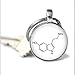 Produktbild Chemie Schlüsselanhänger – Serotonin Molekül Schlüsselanhänger – Serotonin Jewelry – Chemie Schlüsselanhänger – Serotonin – Biologie – Chemie Schlüsselanhänger