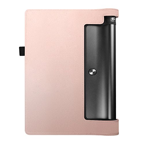 Fintie Lenovo Yoga Tablet 3 10 Hülle Case – Slim Fit Folio Premium Kunstleder Schutzhülle Tasche Etui Smart Cover mit Auto Sleep / Wake für Lenovo Yoga Tablet 3 25,7 cm (10,1 Zoll), Roségold - 8