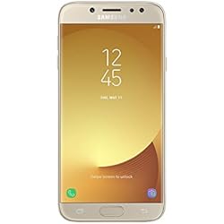 Samsung Galaxy J7 2017 - Smartphone Libre de 5.5" Full HD (4 G, Bluetooth, Octa-Core de 16 GHz, Memoria 16 GB, 3 GB RAM, cámara de 13 MP, Android 7.0 versión española), Color Dorado