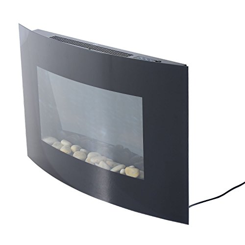 Homcom Elektrokamin Kamin Kaminofen Elektrischer LED Kies (65 x 11 x 52 cm) - 2