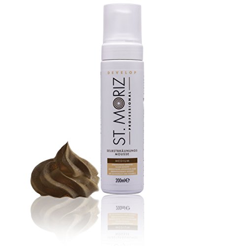 St Moriz Self Tanning Mousse Medium 200ml inkl. Zubehoer (Medium Mousse+ PREMIUM-Applikator) - 2