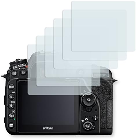 6x Golebo Semi-Matt Screen Protection - Screen Guard for Nikon D7500 (matte / anti-reflective)