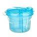 iDealhere 3 Interlayer Baby Milk Powder Formula Dispenser Container Storage Box (Blue)