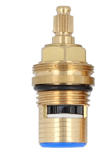 tecuro 1/2" Keramik-Oberteil Ventiloberteil 90° für Zweigriffarmaturen + Ventile (rechtsschließend)