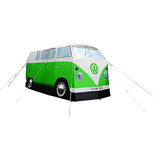 Preisvergleich Produktbild VOLKSWAGEN 231069616 Kinder Zelt Set T1 Für 4 Personen, grün / weiß