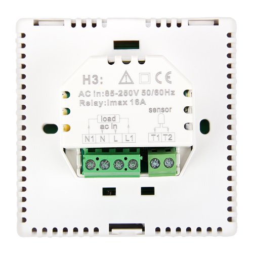 2 Stück Heizzentrale Thermostat Dispaly Digital Raumthermostat LCD Screen Fußbodenheizung programmierbar Thermostat Heating Room - 7