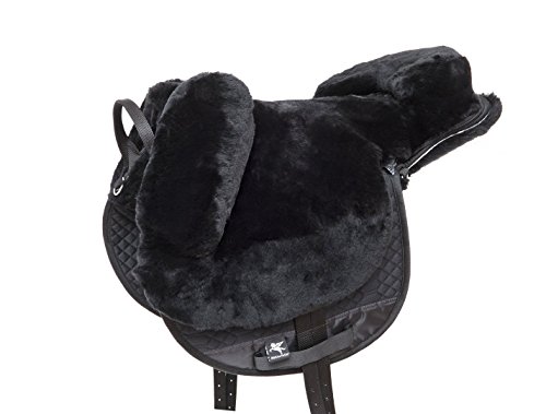 ENGEL-GERMANY-Sheepskin-Saddle-Bareback-Riding-Pad-colour-black
