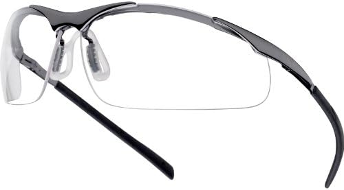 Elite Choice Bolle Contour CONTMPSI Anti Scratch & Anti Fog Metal Frame Clear Safety Glasses (1) - Min 3yr Warranty