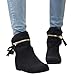 Produktbild Stiefel Damen Boots Frauen Erhöhen Stiefel Spitz Zip Bow Stiefel Klassische Knöchel Freizeitschuhe Outdoor Stiefeletten Party Leder Boots ABsoar