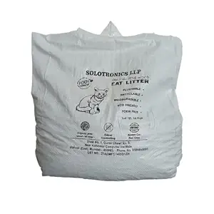 SOLOTRONICS LLP Cat Litter Bentonite G Easy Clump, Dust Free & Scoopable, Granulated Brown Clay Litter Lemon Fragrance (Trial / Travel Pack - 10kg)