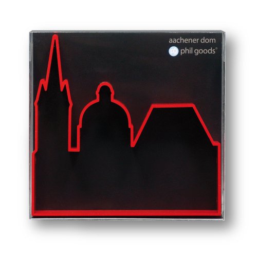 Aachener Dom Souvenir & Ausstechform in rot - 2