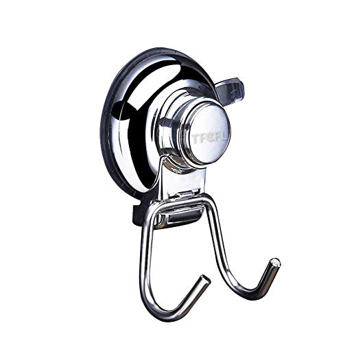 Gancio ventosa Sottovuoto TFCFL doppio gancio gancio in acciaio inox per stanze da bagno cucina asciugamano appendiabiti gancio in acciaio inox