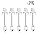 Produktbild Umiwe 5 Stück Katze Kaffee Löffel Set, Edelstahl Kätzchen Hängendes Design Teelöffel Dessertlöffel für Wasser Tee Milch Kaffee Dessert Drink Mischen Milchshake