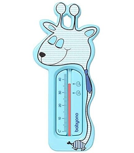 Baby Badethermometer - 2 Stück Süße Giraffen, Schwimmend & Bruchfest, Für Sicheres Baden