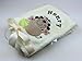 Personalised Baby Blanket. Luxurious wrap. Great Baby Gift. Choose from 6 Different Designs (Cream Hedgehog)
