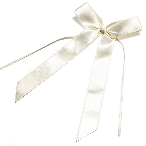25 x Antennenschleifen 11 x 20 cm (Creme)
