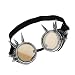 Produktbild Rivet Steampunk Winddicht Spiegel Weinlese-gotische Objektive Goggles Glasses - Silber, Moule grand