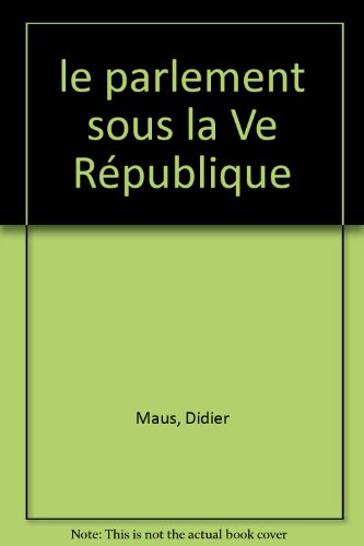 <a href="/node/12094">le parlement sous la Ve République</a>
