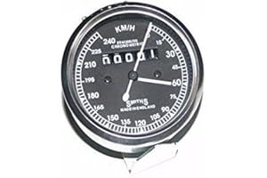 Enfield County Replica Smiths Tachimetro Tachimetro 240 Kph Compatibile Con Royal Enfield BSA Norton Triumph Km/H