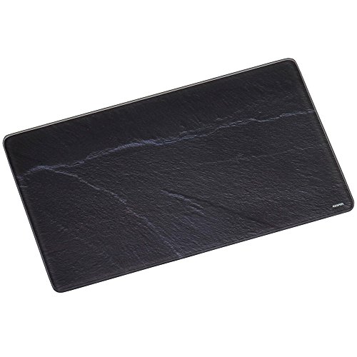 Kesper Glas-Schneidebrettchen, Schiefer, 23,5 x 14,5 x 0,7 cm