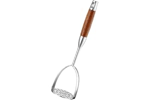 DOITOOL Kartoffelstampfer Mit Holzgriff 1Pc Kartoffelwerkzeuge Bohnenbrecher: Teller Kochgeschirr Restaurant Gadget Hilfe Professionelles mit Utensilienfarbe) Eierbrecher aus Babyschlamm