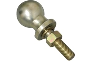 SECURE FIX DIRECT 2" Tow Ball Pin Short Shank 16MM Thread (5/8" 0.35 Ton ATV Quad Trailer Hitch)