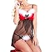Produktbild Damen Dessous Weihnachten Luckycat Weihnachten Mode Frauen Musselin Unterwäsche Gewürz Anzug Versuchung Unterwäsche Nachtwäsche Unterwäsche Reizwäsche Dessous-Sets