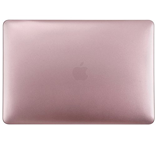 MacBook Pro 13 H  lle 2016 Touch Bar  iNeseon Ultra Slim Plastik Hartschale Tasche Case Cover snap on Schutzh  lle Schale mit US Ros  gold und EU Tran