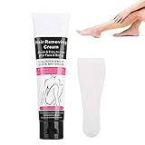 FÁCIL DE OPERAR: esta crema depilatoria es conveniente para la operación, ya que le facilita la aplicación de una crema suave y suaviza rápidamente el cabello, lo elimina de manera efectiva en solo unos minutos
