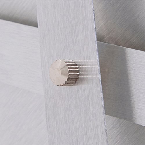 GROßE WANDUHR „BIG TIME“ Uhrwerk für die Wand silber Ø 80 cm von Xtradefactory - 4
