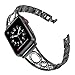 Produktbild Upxiang Armband für Apple Watch 2/3/4 38/40mm, Metall Diamant Ersatzarmband Smart Watch Strass Uhrenarmband Sport Wrist Band Strap
