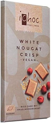 Vivani Organic Chocolate | White Nougat Crisp | 5 x 80g (UK)