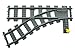 Produktbild LEGO ® CITY - Eisenbahn RC - Weiche 9 Volt - links - aus SET 4565
