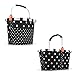 Produktbild reisenthel Fahrradkorb/bikebasket/Lenkerkorb/Einkaufstasche + carrybag/Einkaufskorb (Mixed dots)