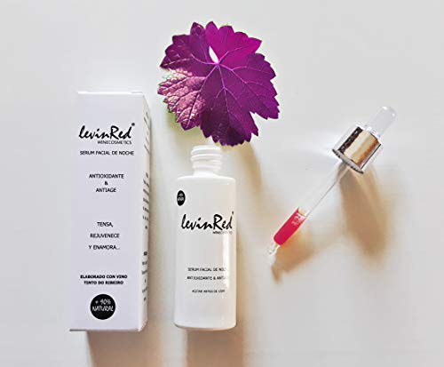 Serum Facial Antiedad. Contiene Retinol y Vino tinto. 95% natural
