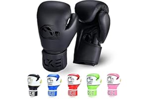CKE Guantes de boxeo para hombres, mujeres y niños, guantes de entrenamiento para saco de boxeo, kickboxing, Muay Thai, Sparring Gloves, Heavy Bag guantes para boxeo, artes marciales mixtas