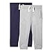 Pack Of Two Boy's Navy And Grey Cuffed Lightweight Jersey Jogger 18-24 Months