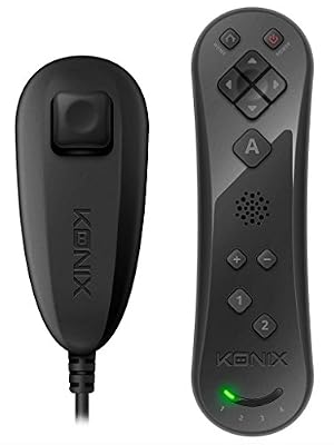 Konix Duo Controller Pack Wii - Wii U - Noir