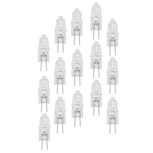 styleinside 20 Pezzo Lampada alogena bianco caldo G4 12 V 5 W Mini Accessori di lampada sostituibili