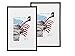 Produktbild Fotorahmen 2 Bilderrahmen New York Kunststoffrahmen im Doppelpack 24 X 30 Schwarz