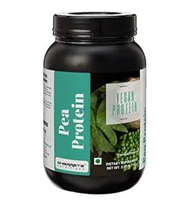 Sharrets Pea Protein Isolate Powder 80, 1Kg, Vanilla Flavored - Vegan Plant Based Soy Dairy Free Protein Powder for Men Women Elderly Beginners Gym Workout Boys Girls Body Building Athletes